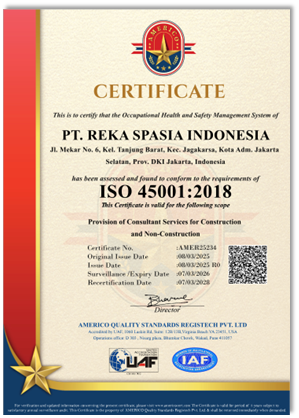Certificate ISO 45001